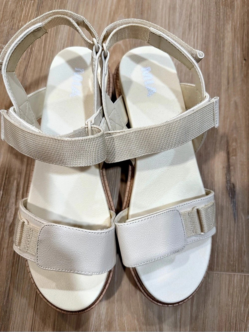MIA Ellen Platform Sandal White US 10